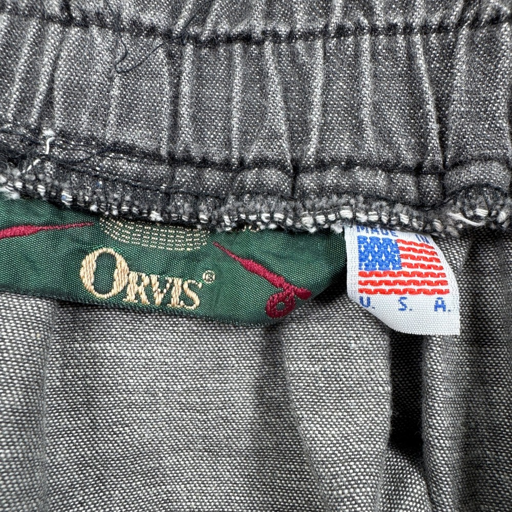 ORVIS Womens Skirt Patchwork Plaid Gingham Black White XL Boho Cotton - Picture 5 of 6